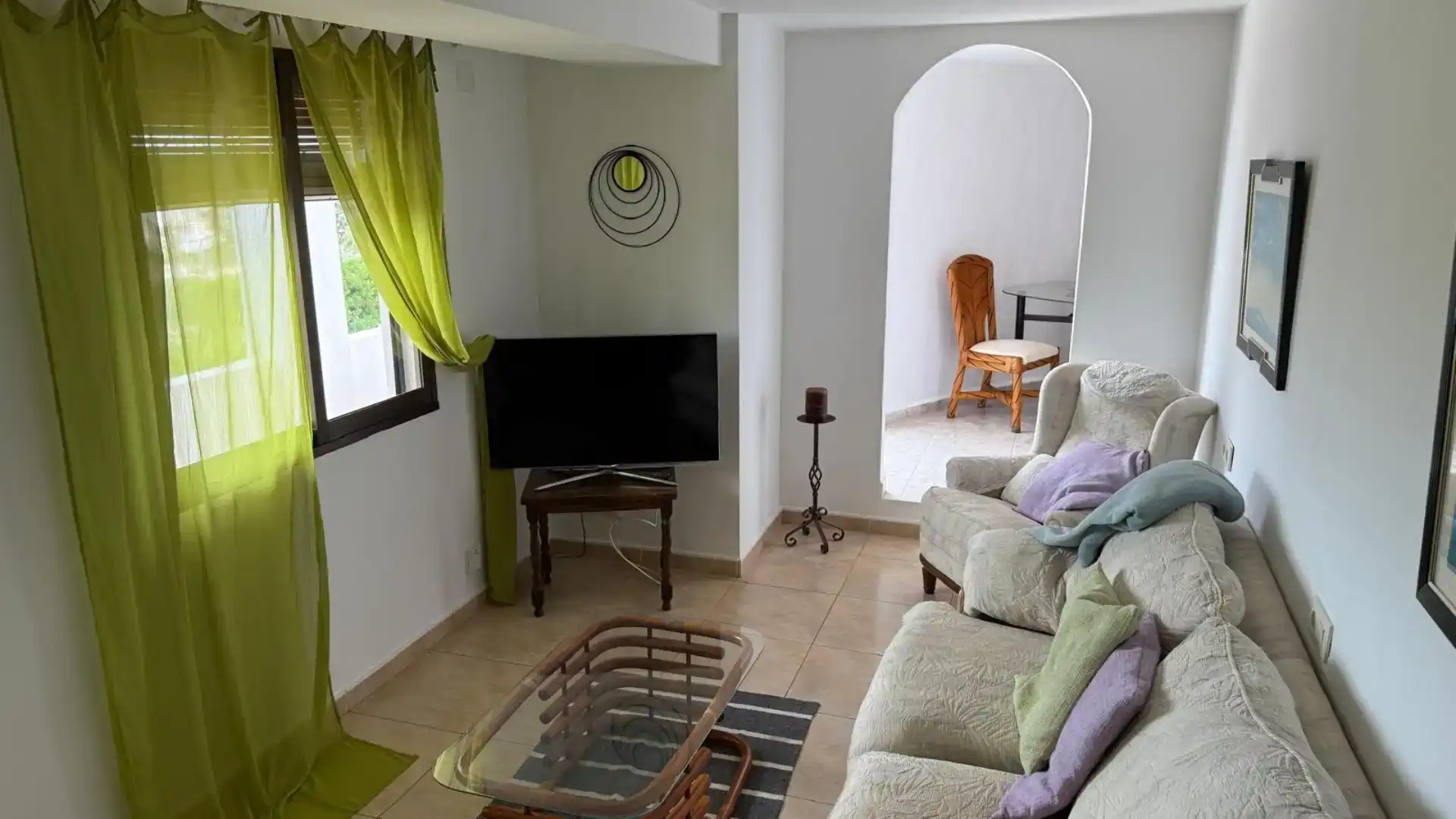 Sala d'estar de Estudi de lloguer en Dénia