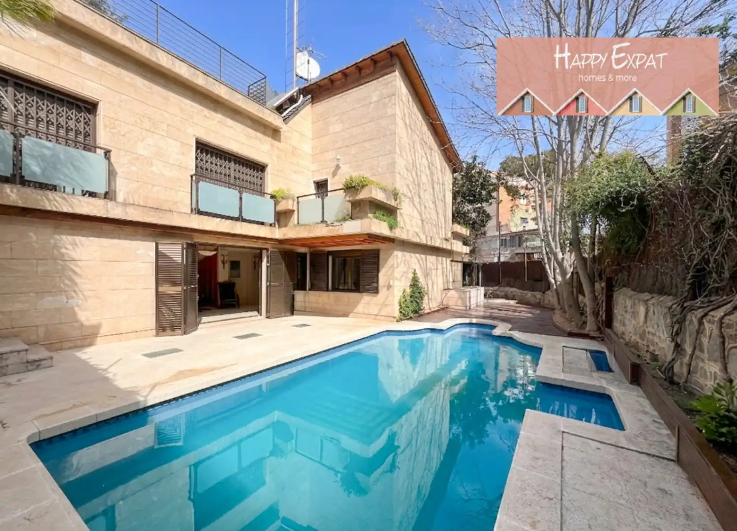 Exterior view of Houses for rent in Sant Just Desvern  with Air Conditioner, Heating and Private garden