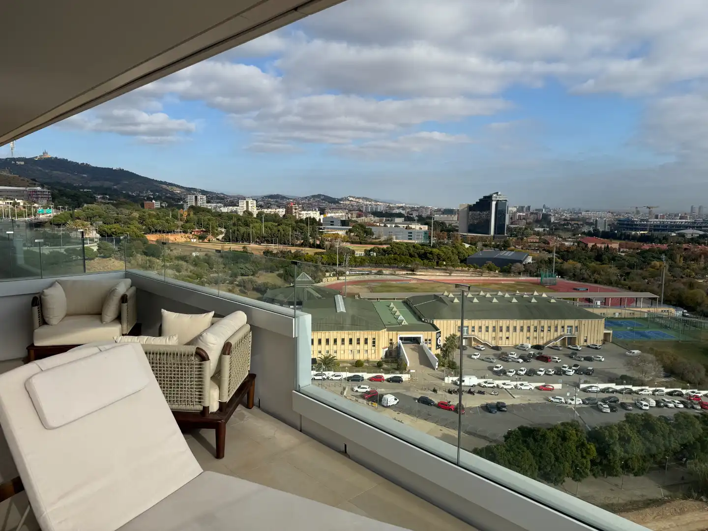 Terrasse von Wohnung zur Miete in Esplugues de Llobregat mit Klimaanlage, Heizung und Terrasse