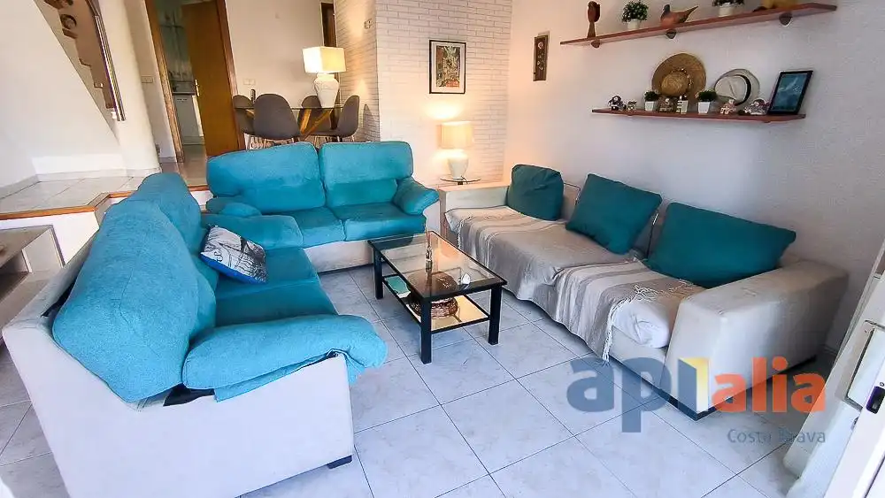 Living room of Duplexes for sale in Sant Feliu de Guíxols  with Heating and Private garden