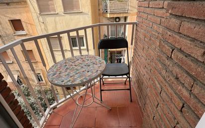 Balcony of Flat for sale in L'Hospitalet de Llobregat  with Air Conditioner, Heating and Parquet flooring