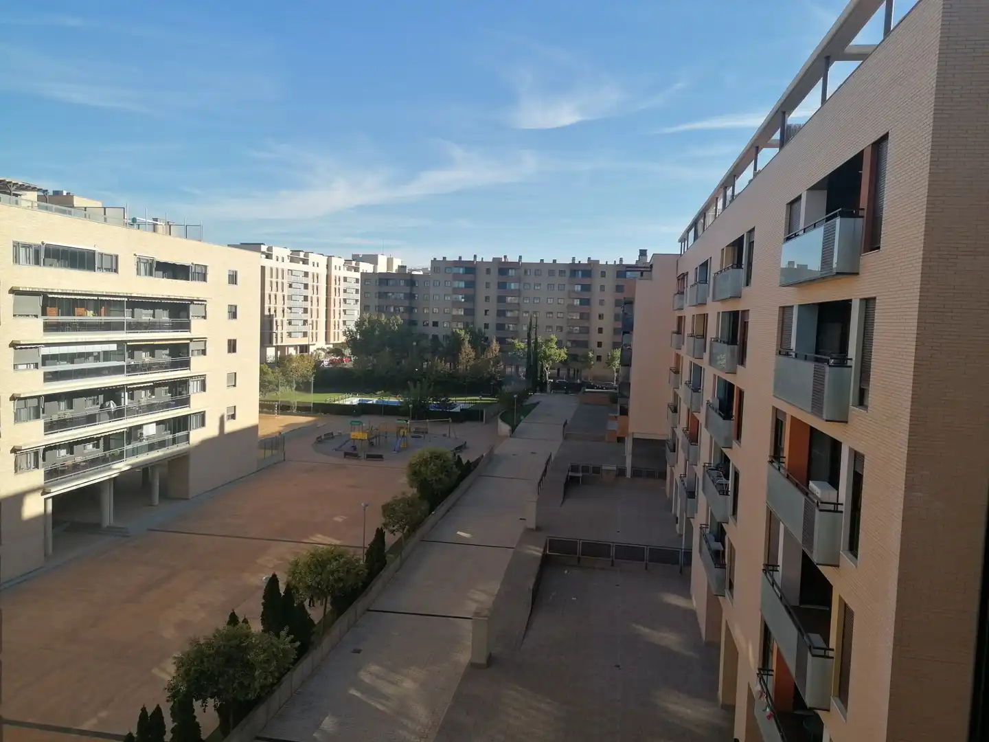 Parking of Flat for rent in Zaragoza  with Air Conditioner, Heating and Terrace