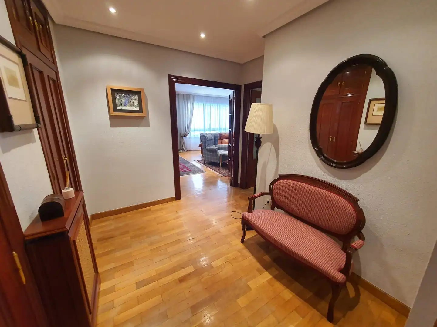 Wohnzimmer von Wohnung zum Verkauf in Palencia mit Heizung, Parkett und Abstellraum