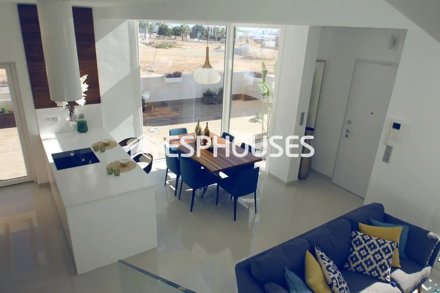 Living room of Houses for sale in Vera  with Terrace, Swimming Pool and Balcony