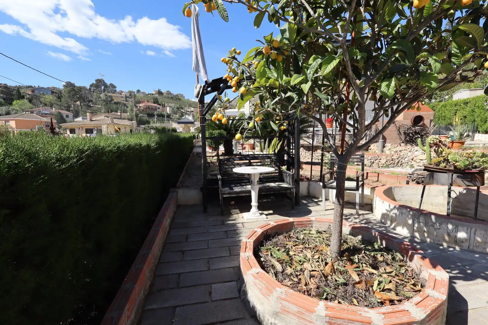 Terraza de Casa o chalet en venta en Chiva con Aire acondicionado, Calefacción y Jardín privado