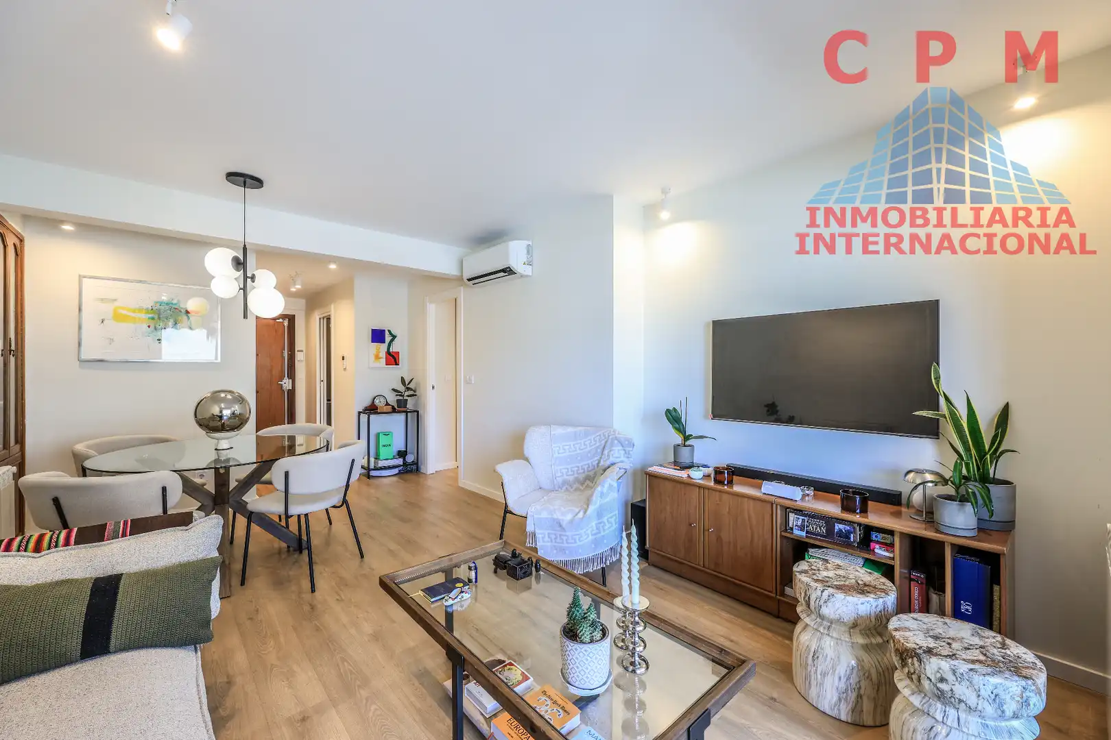 Sala de estar de Piso de alquiler en Madrid con Aire acondicionado, Calefacción y Parquet