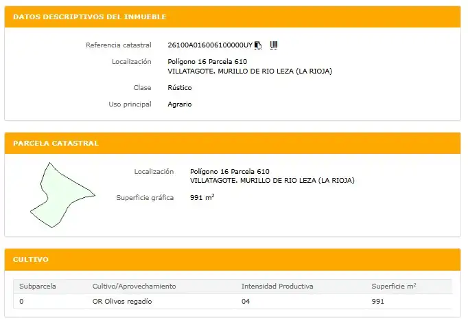Terreny rústic en venda a Murillo de Río Leza, imagen 2