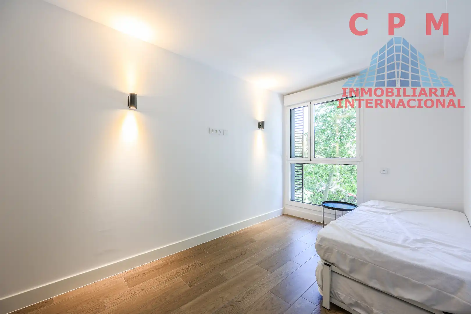 Schlafzimmer von Wohnung zur Miete in Madrid mit Klimaanlage, Heizung und Parkett
