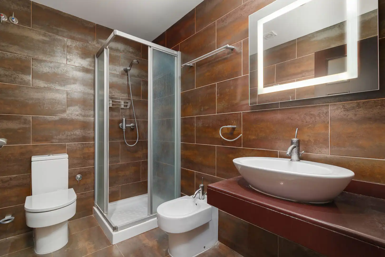 Baño de Casa o chalet en venta en Pau con Aire acondicionado, Calefacción y Jardín privado