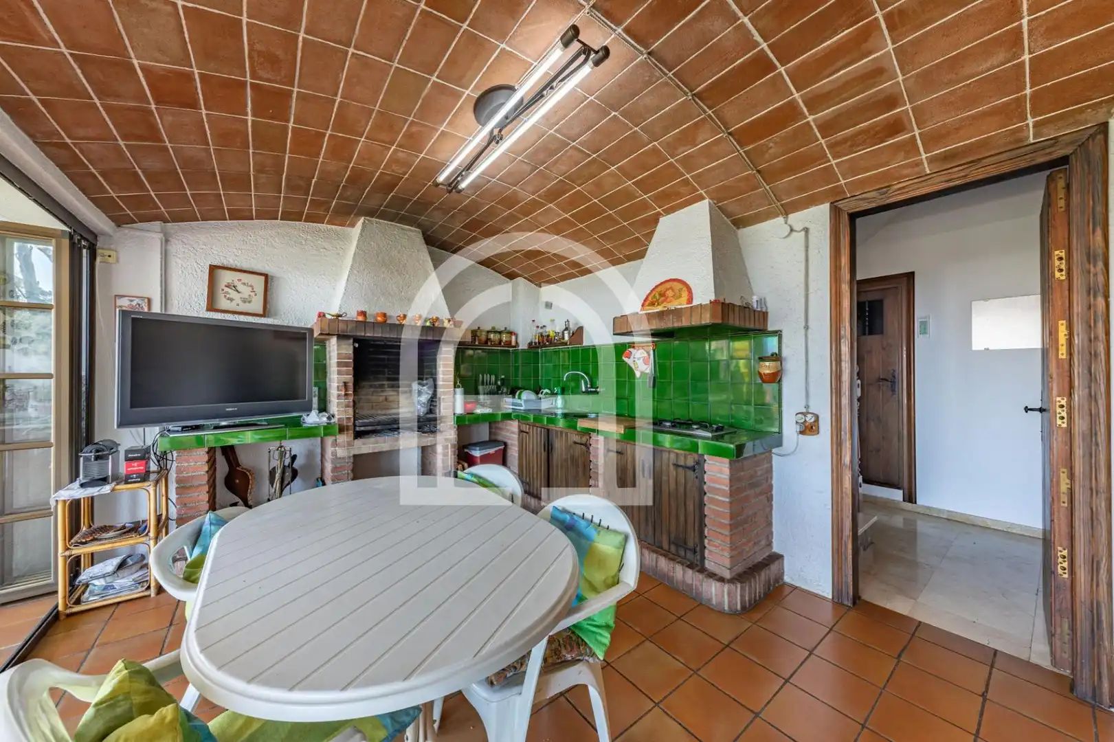Cocina de Casa o chalet en venta en Teià con Calefacción, Jardín privado y Terraza