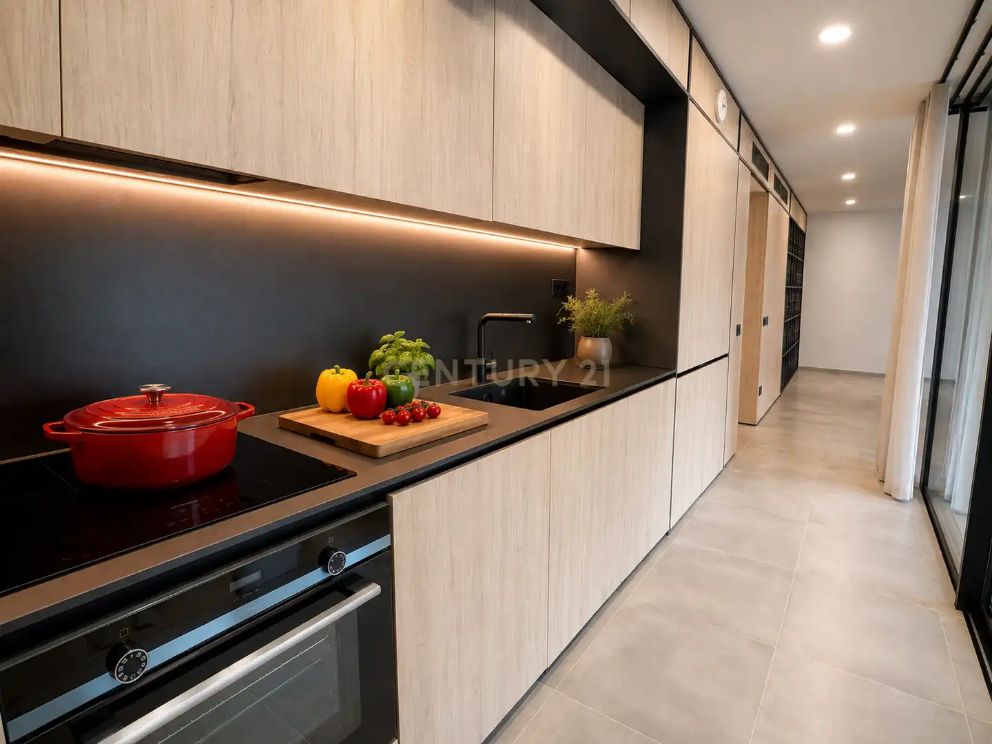 Cuina de Apartament en venda en Santa Eulària des Riu amb Aire condicionat i Alarma
