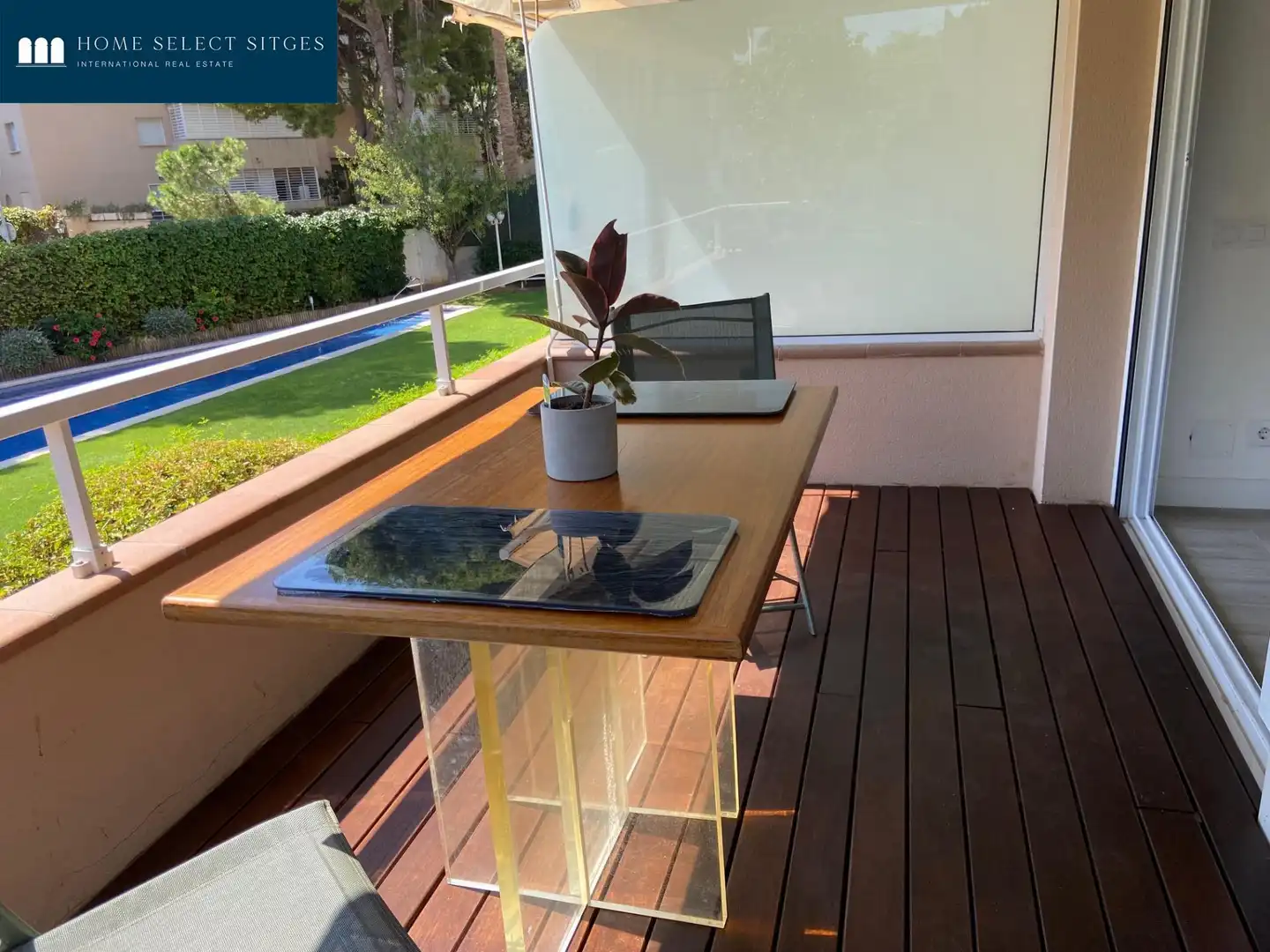 Terrace of Apartments for rent in Sitges  with Air Conditioner, Heating and Private garden