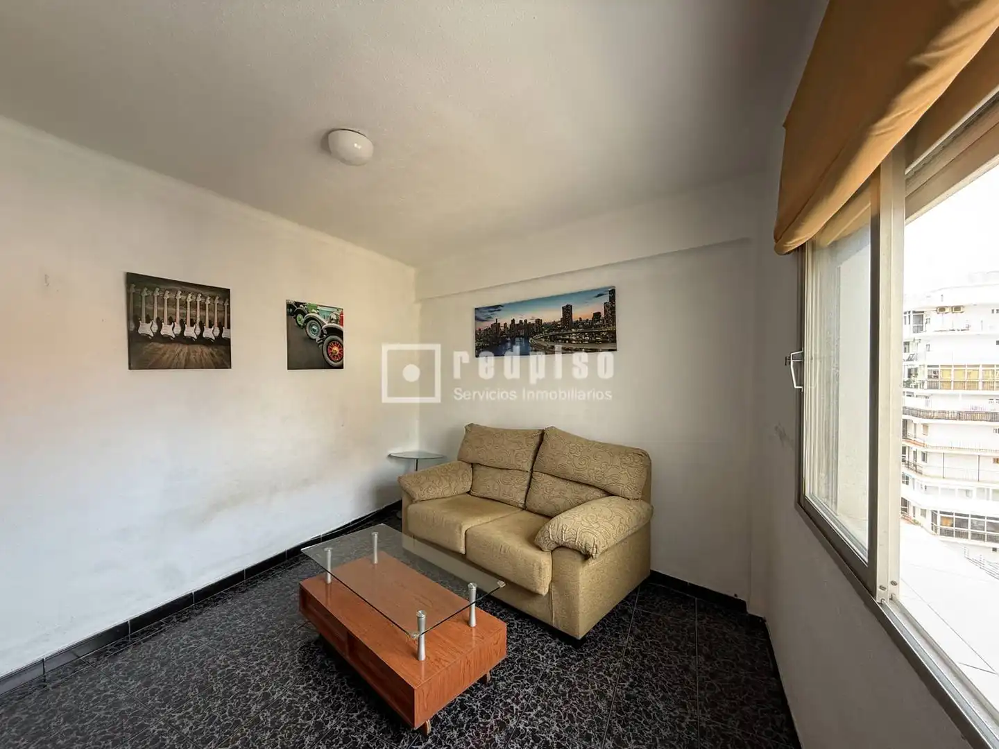 Living room of Flat for sale in Málaga  with Air Conditioner, Terrace and Alarm