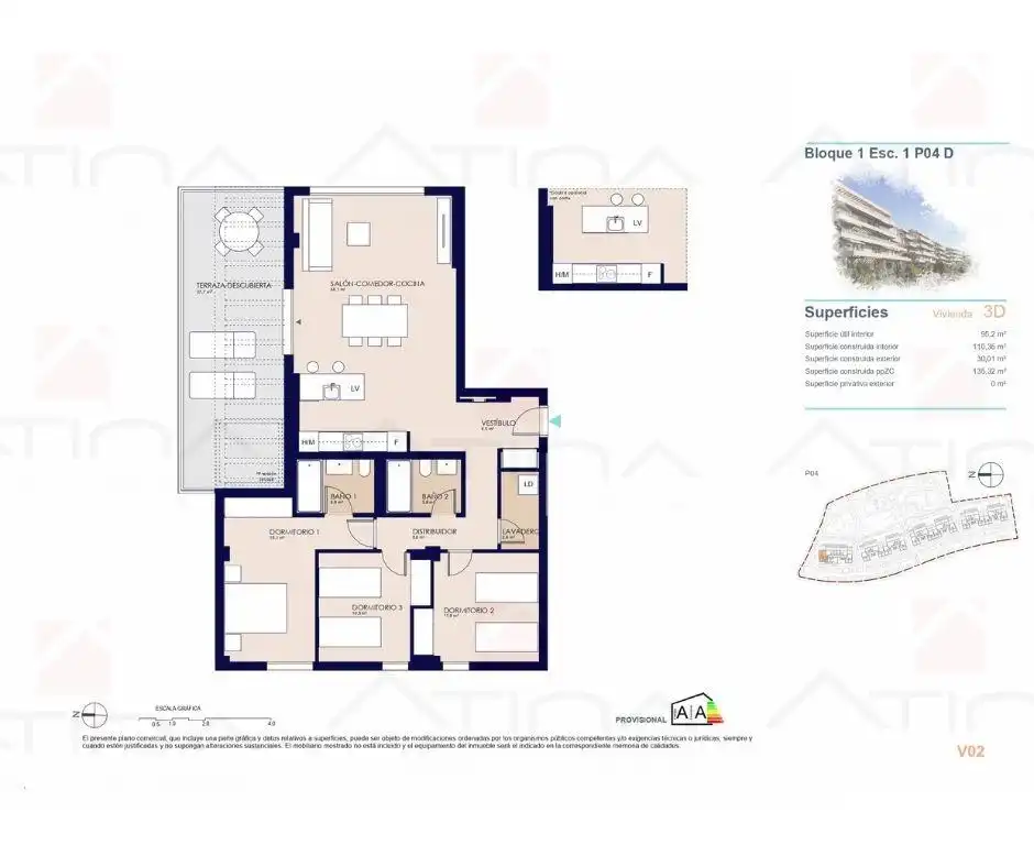 Apartment with terrace for sale in El Verger, imagen 10