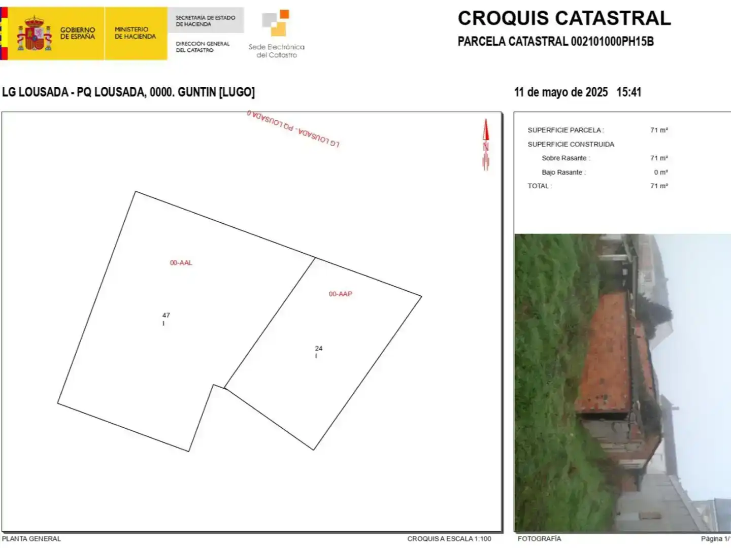 Piso en venta en Guntín con Jardín privado