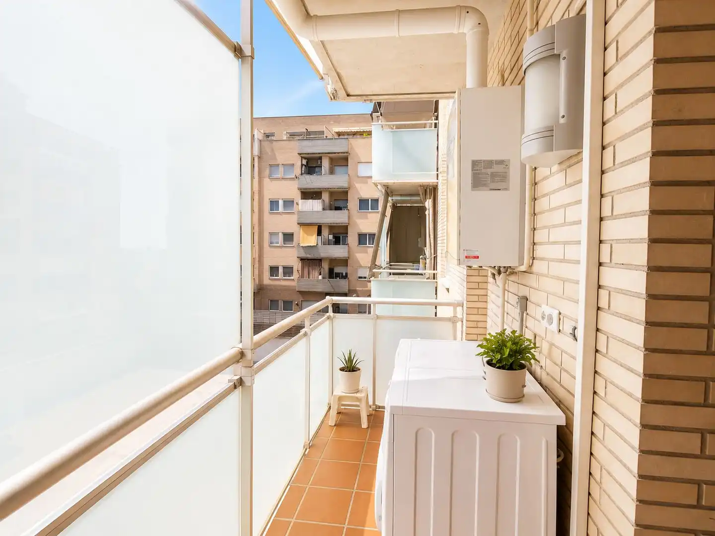 Balcony of Flat for sale in Mataró  with Air Conditioner, Heating and Parquet flooring