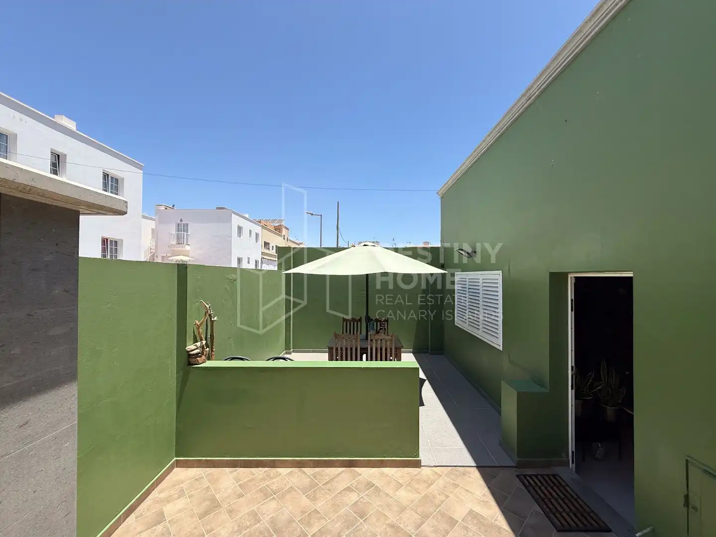 Terraza de Casa adosada en venta en El Matorral