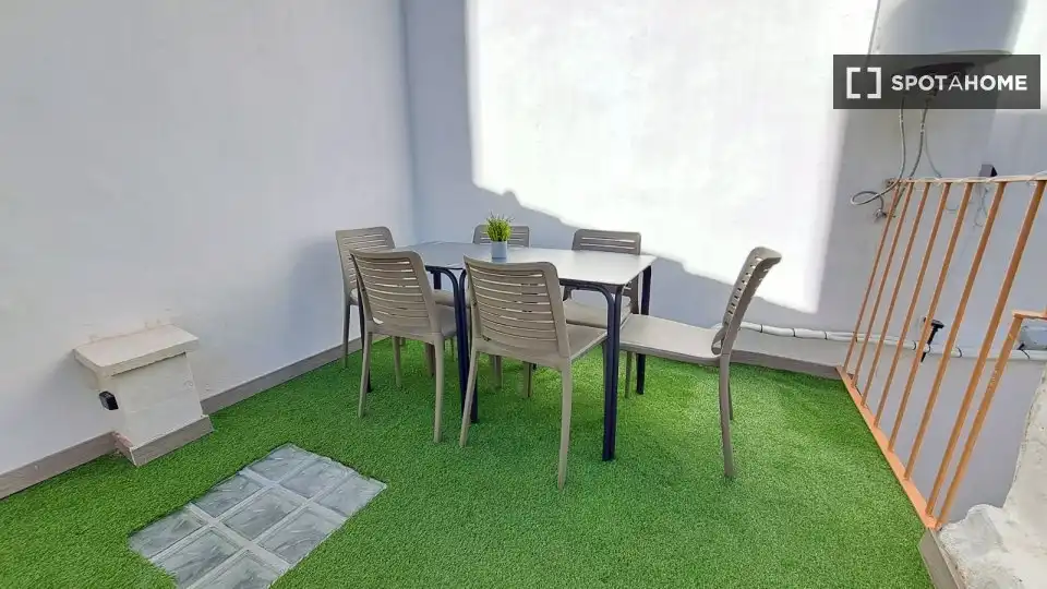 Terraza de Piso de alquiler en Sagunto / Sagunt con Aire acondicionado, Calefacción y Amueblado