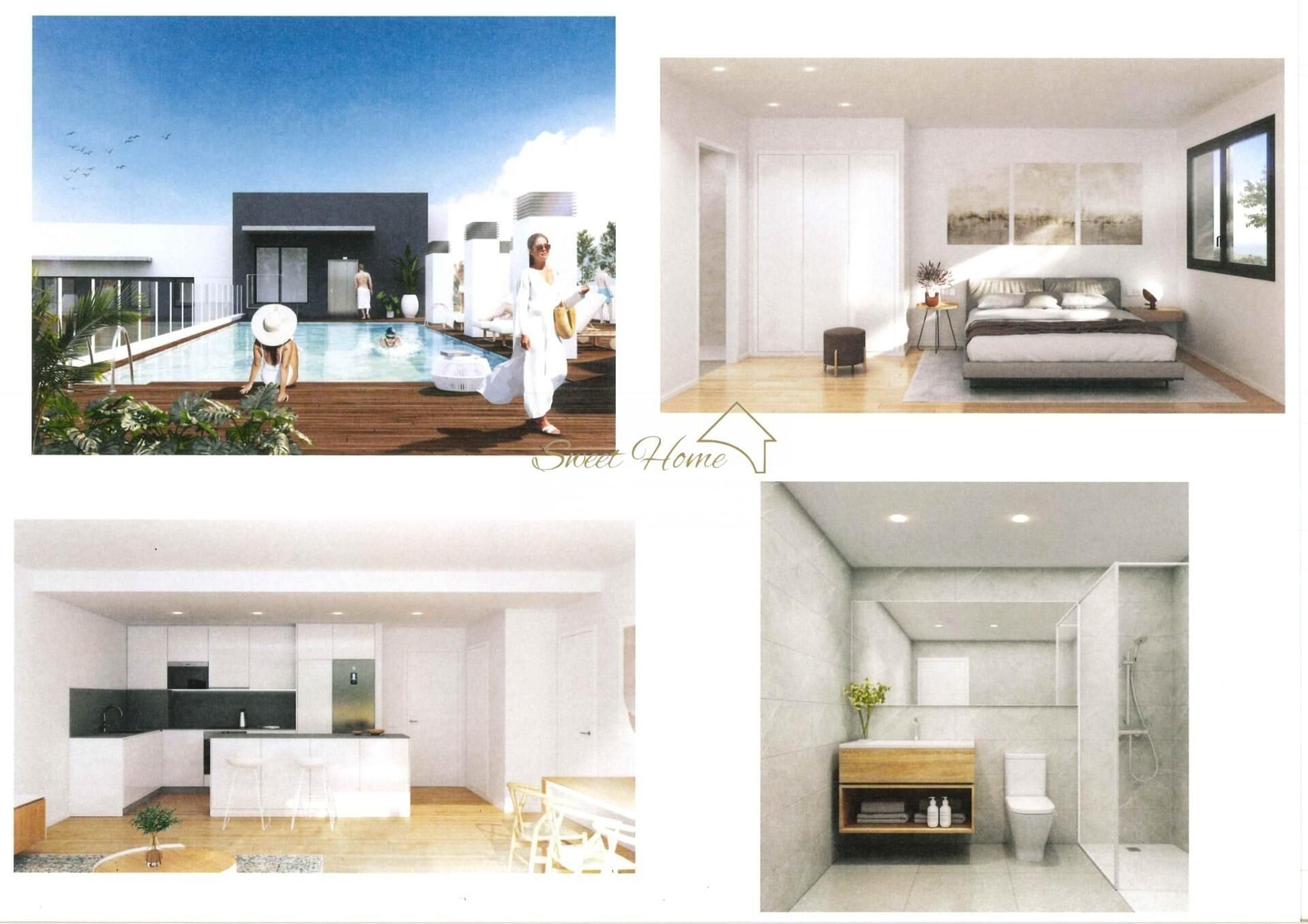 Bedroom of Flat for sale in Montgat  with Air Conditioner, Heating and Terrace