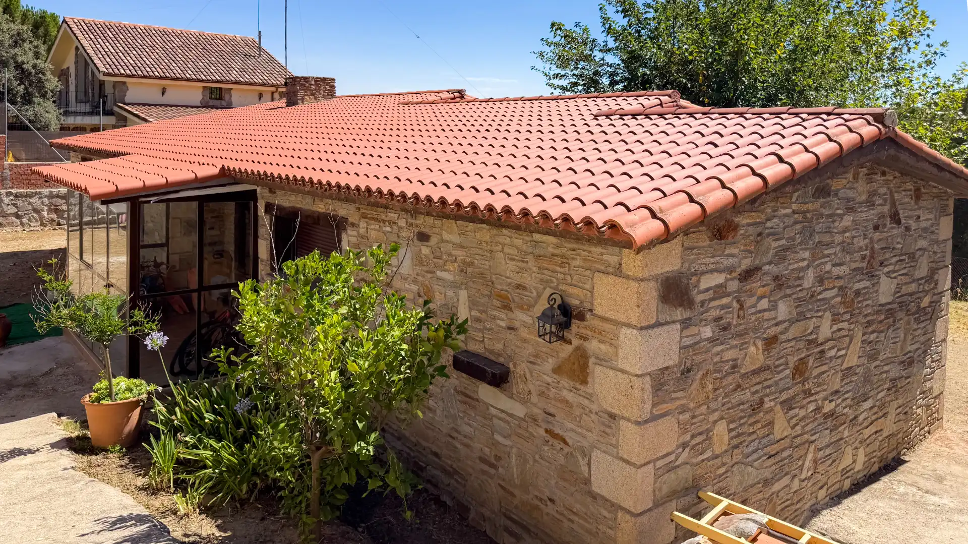 Vista exterior de Casa o xalet en venda en Galapagar amb Aire condicionat, Jardí privat i Forn