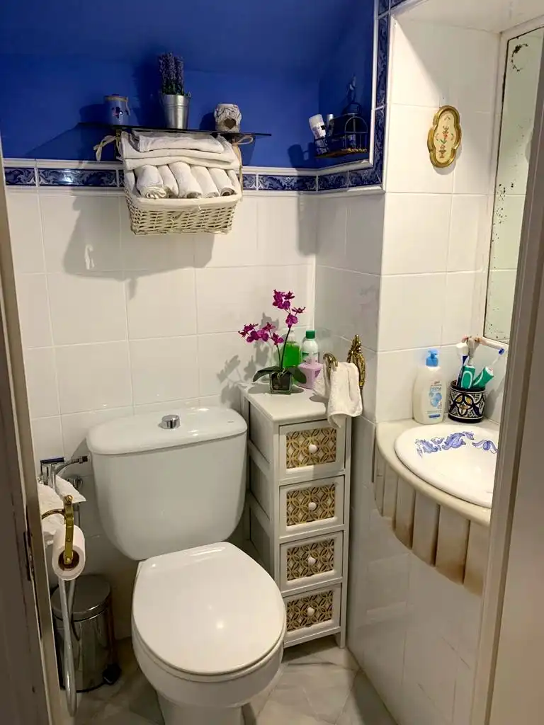Bany de Casa o xalet en venda en El Puerto de Santa María amb Aire condicionat i Jardí privat