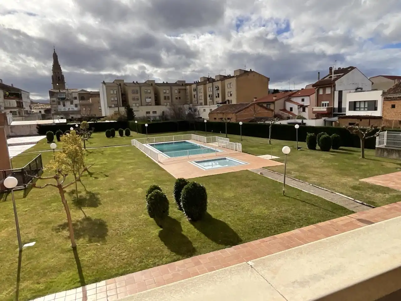 Swimming pool of Apartments for sale in Santo Domingo de la Calzada  with Heating, Parquet flooring and Storage room