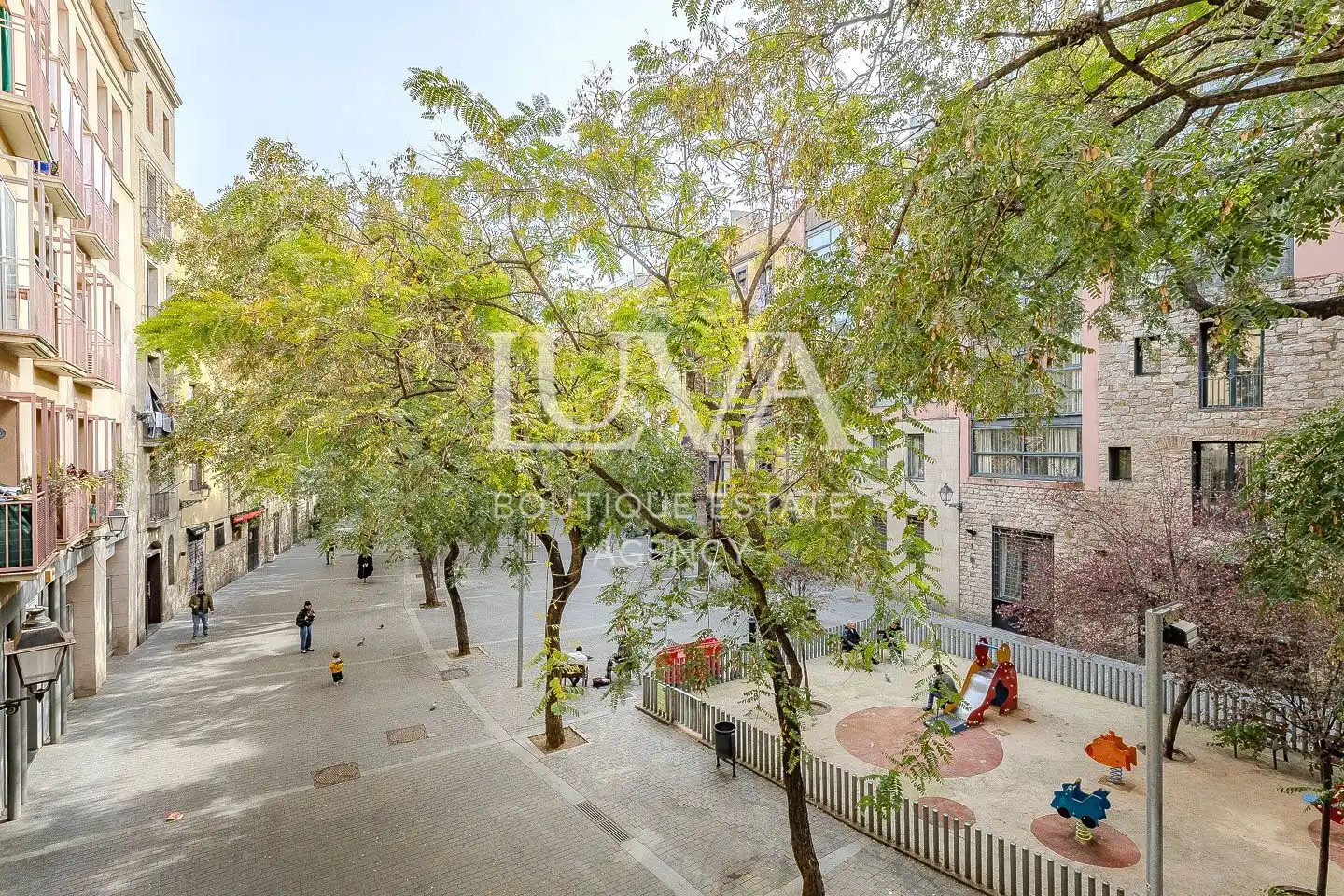 Vista exterior de Apartamento en venta en Barcelona con Aire acondicionado, Calefacción y Terraza