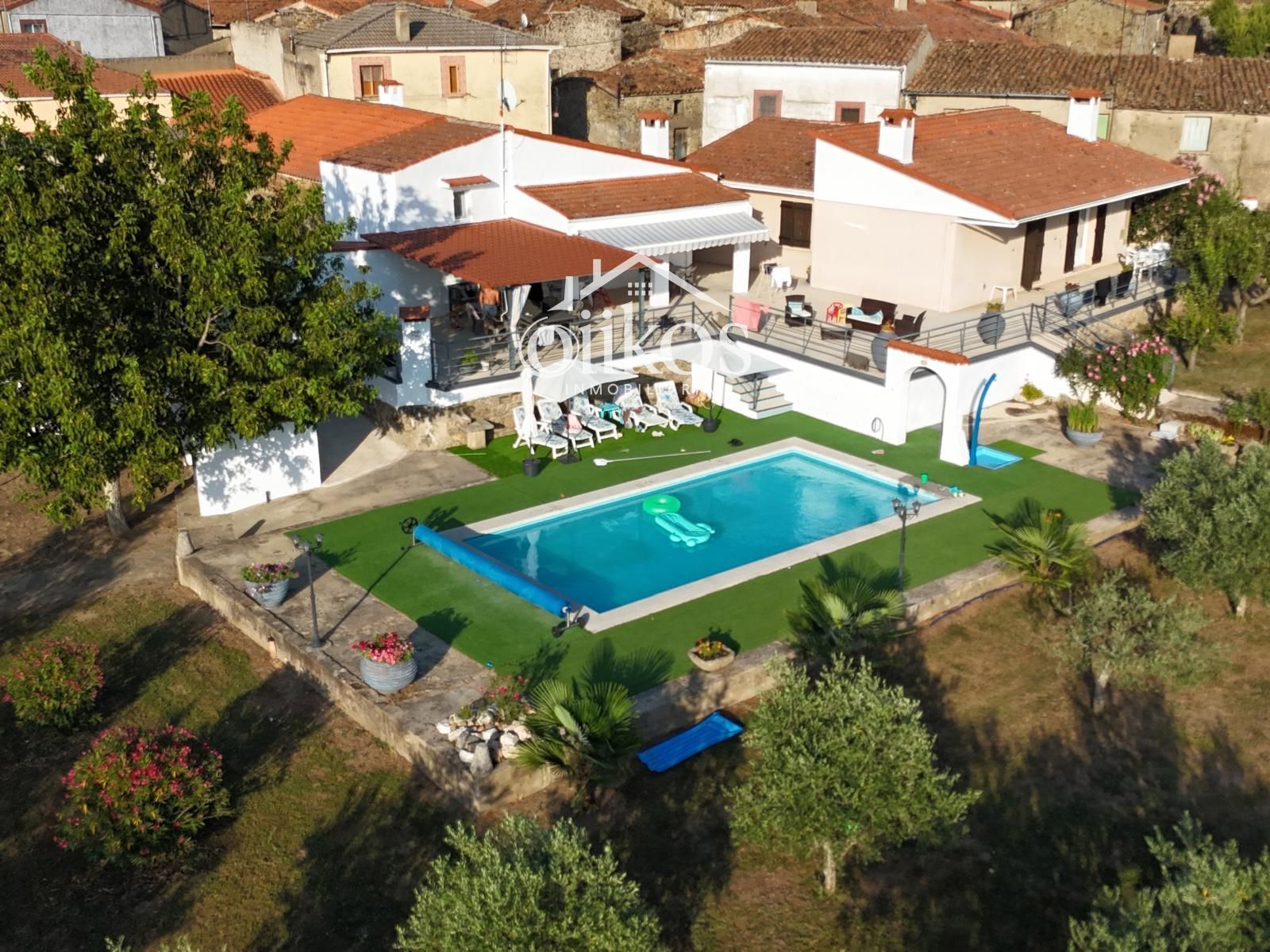 Swimming pool of House or chalet for sale in San Felices de los Gallegos  with Heating, Parquet flooring and Swimming Pool