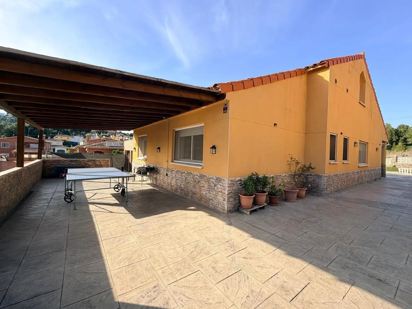 Vista exterior de Casa o chalet en venta en Cunit con Calefacción, Jardín privado y Terraza