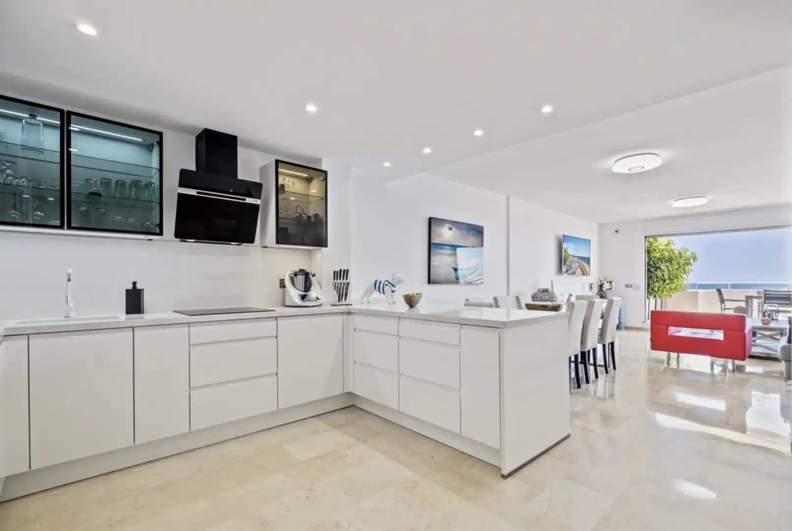 Cocina de Apartamento en venta en Estepona con Aire acondicionado, Calefacción y Terraza