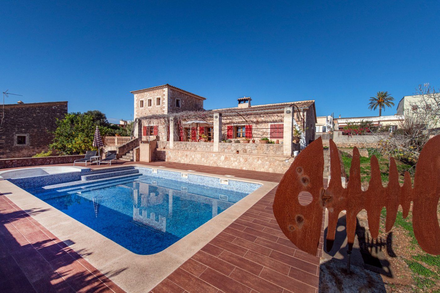 Piscina de Casa o xalet en venda en Marratxí amb Calefacció, Jardí privat i Terrassa