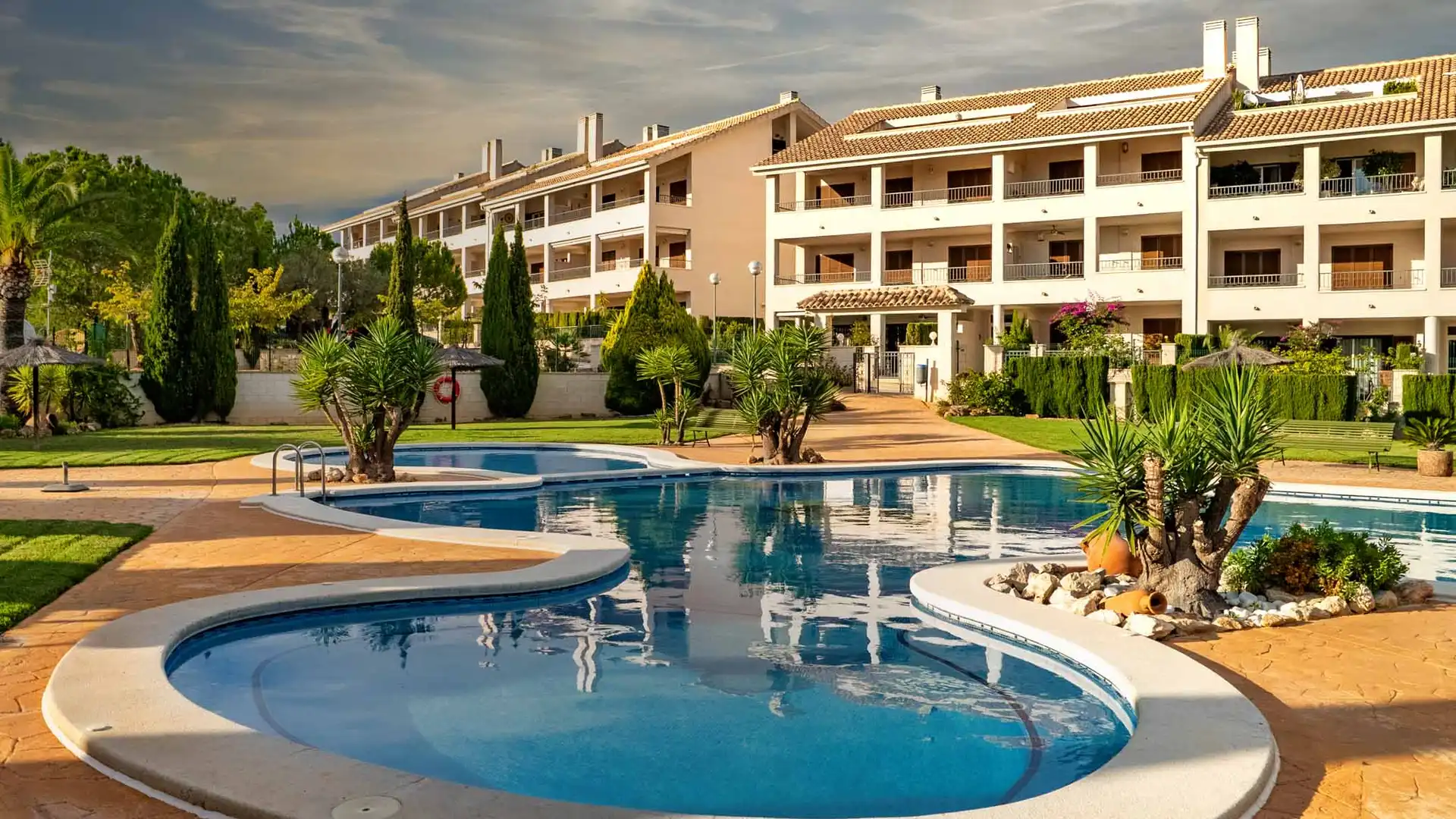 Jardín de Piso en venta en Altea con Piscina