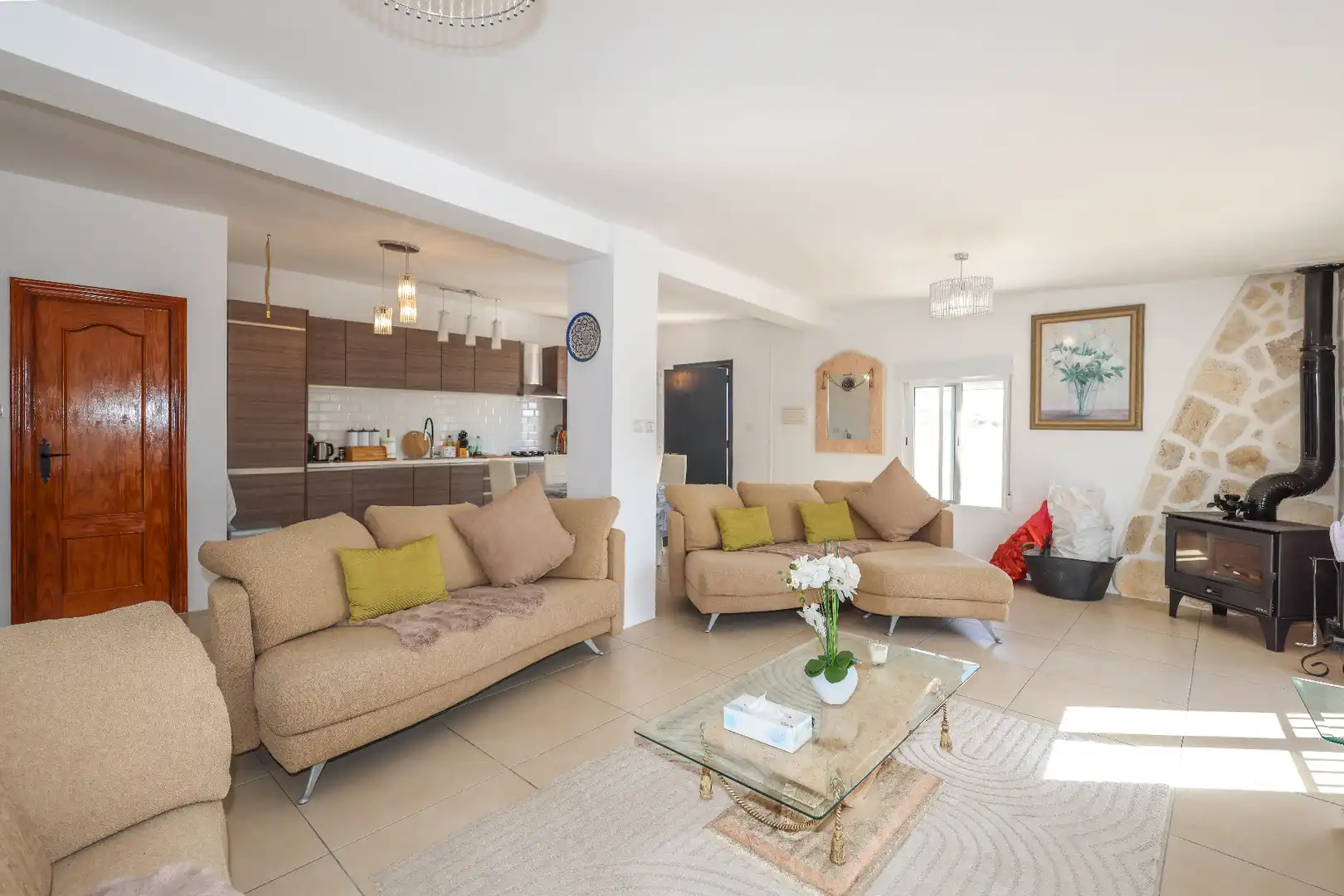 Sala de estar de Casa adosada en venta en Tolox con Terraza y Amueblado
