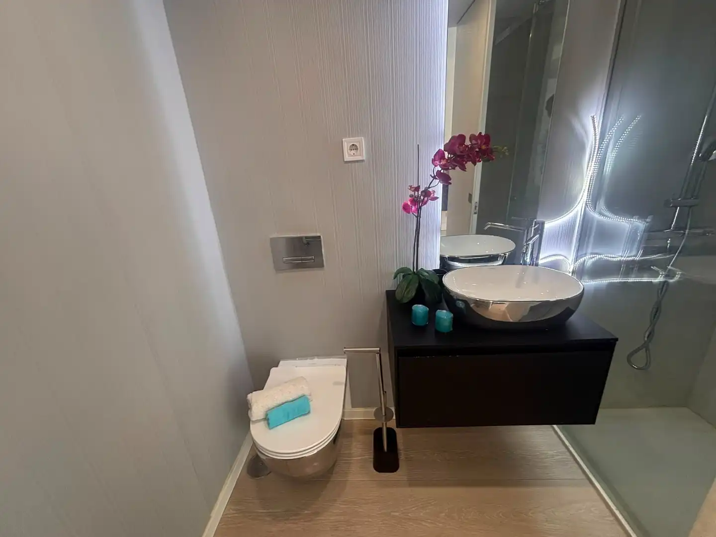 Baño de Casa o chalet en venta en Rivas-Vaciamadrid con Aire acondicionado, Calefacción y Jardín privado