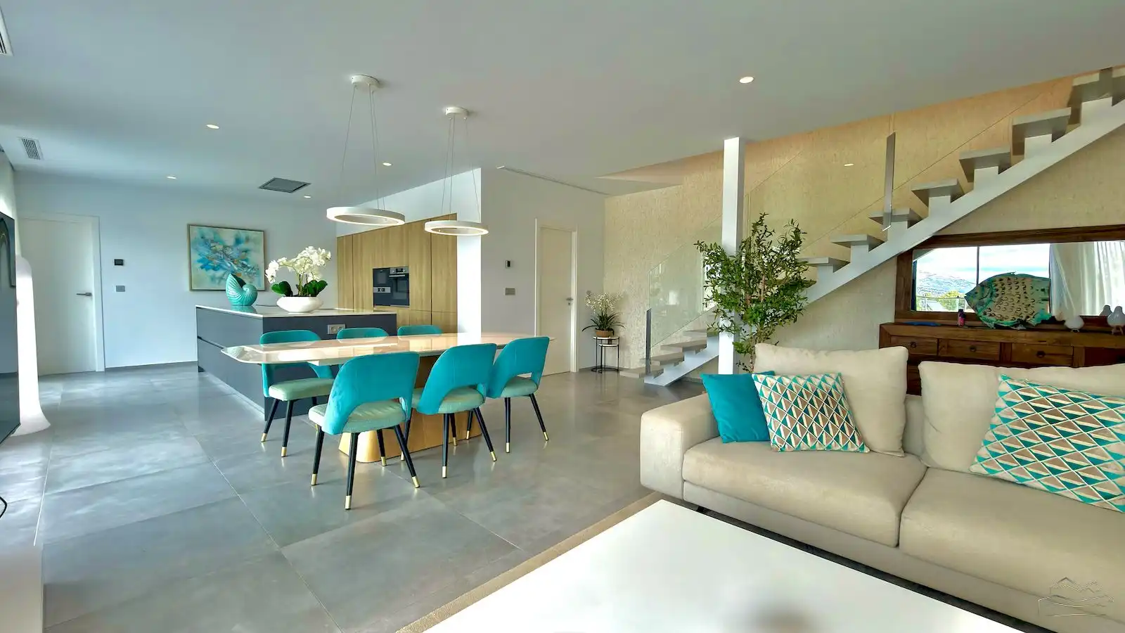 Living room of Houses for sale in Jávea / Xàbia  with Air Conditioner, Heating and Private garden