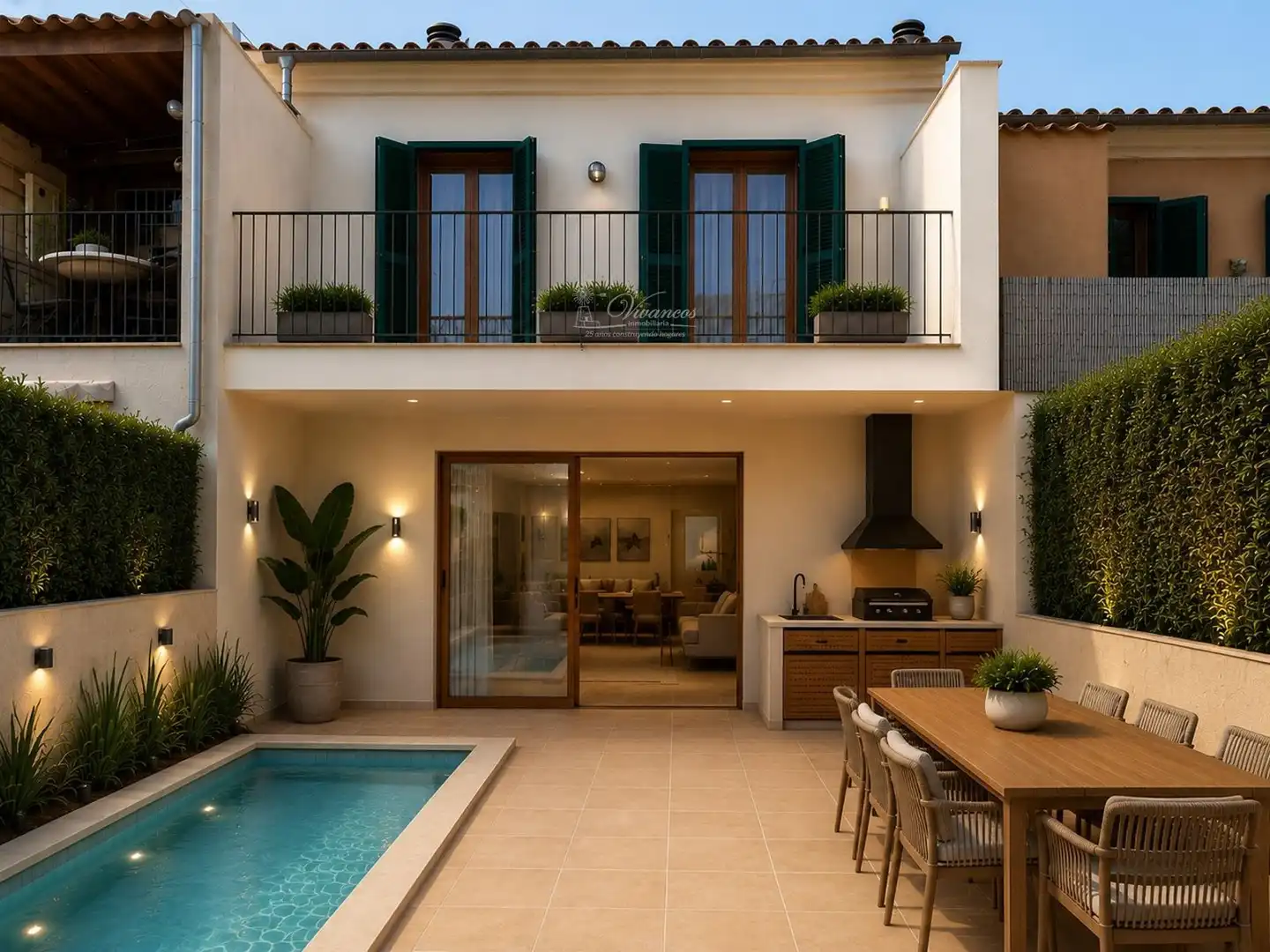 Terrassa de Casa adosada en venda en Sencelles amb Aire condicionat, Jardí privat i Terrassa