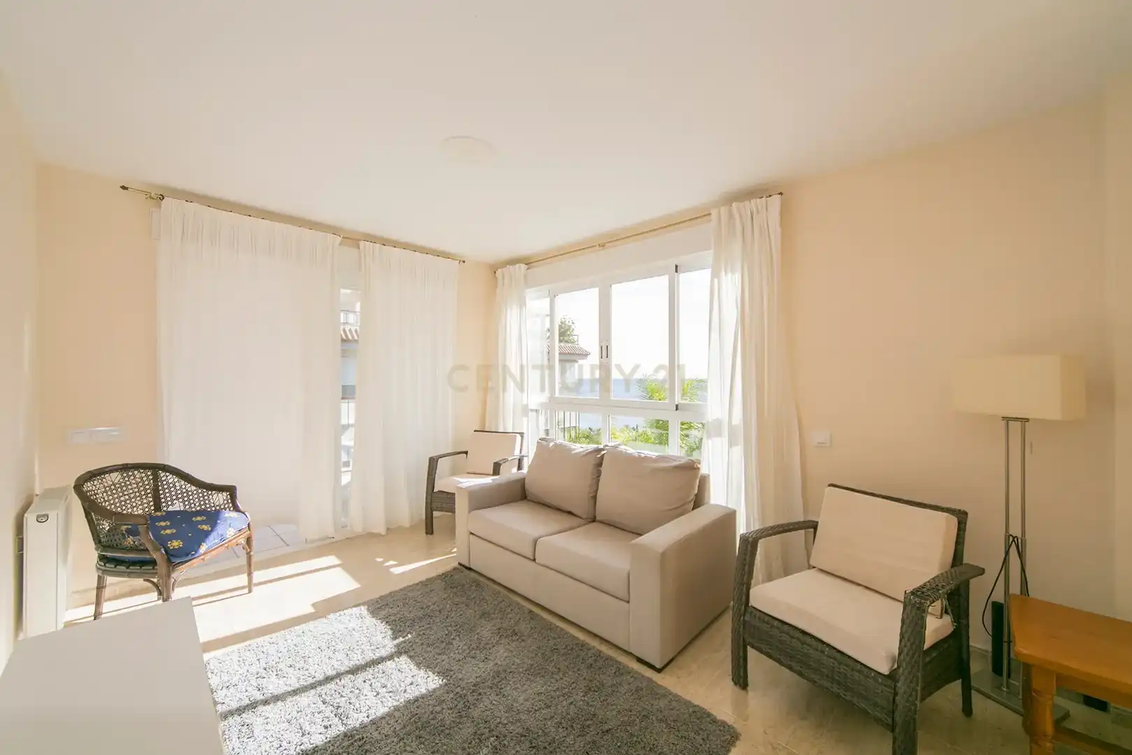 Living room of Flat for rent in Calpe / Calp  with Furnished, Oven and Washing machine