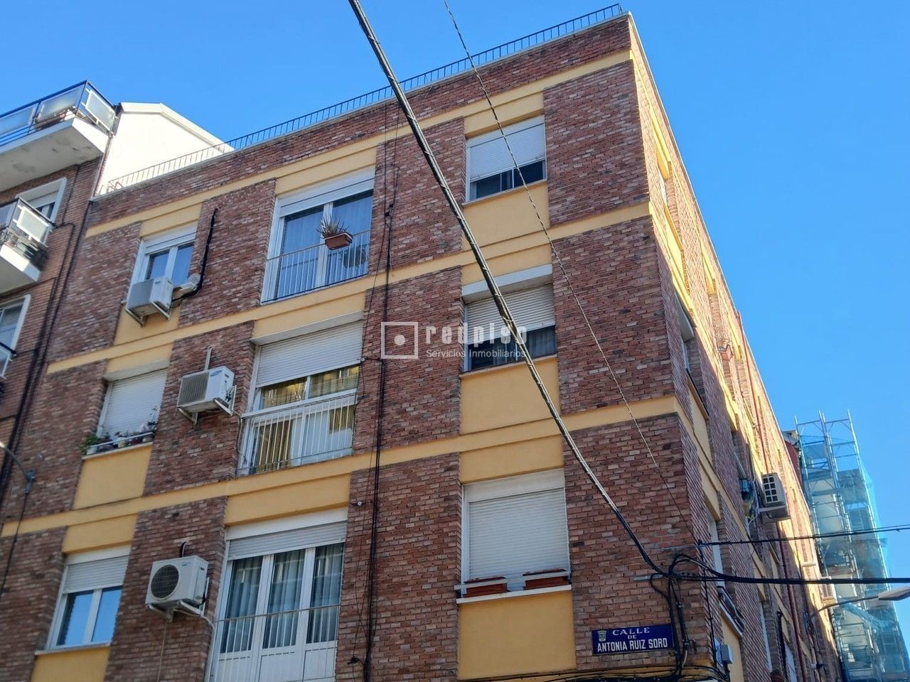 Exterior view of Flat for sale in  Madrid Capital  with Heating and Parquet flooring