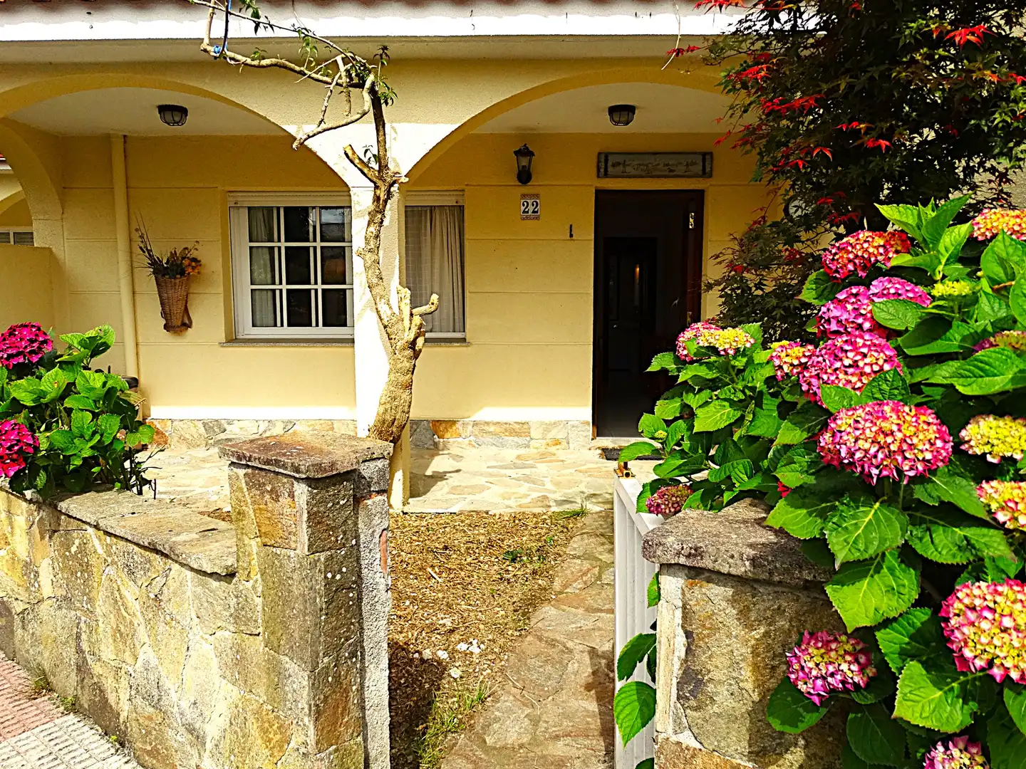 Jardín de Casa adosada en venta en Miño con Jardín privado, Parquet y Terraza