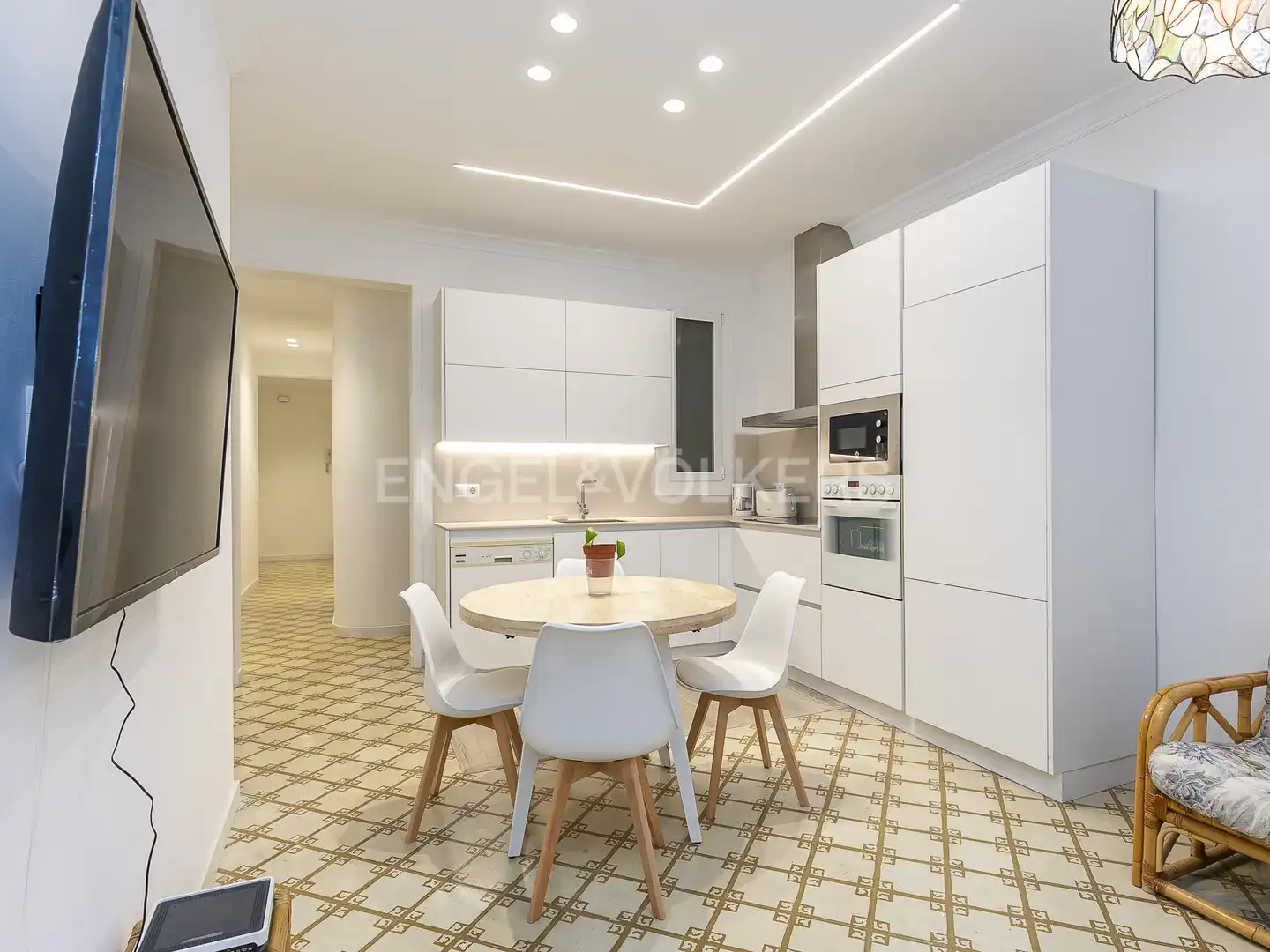 Kitchen of Flat for rent in Barcelona  with Air Conditioner, Heating and Parquet flooring