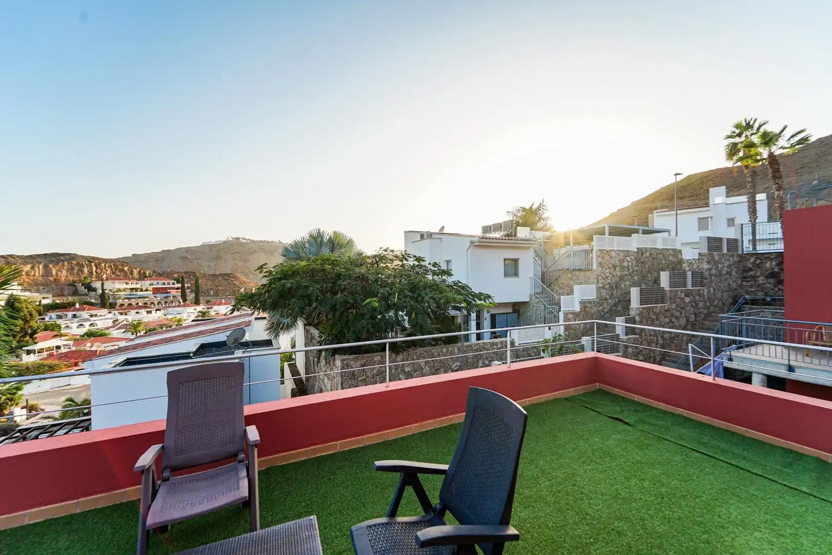 Terrassa de Casa o xalet en venda en Mogán amb Aire condicionat, Jardí privat i Terrassa