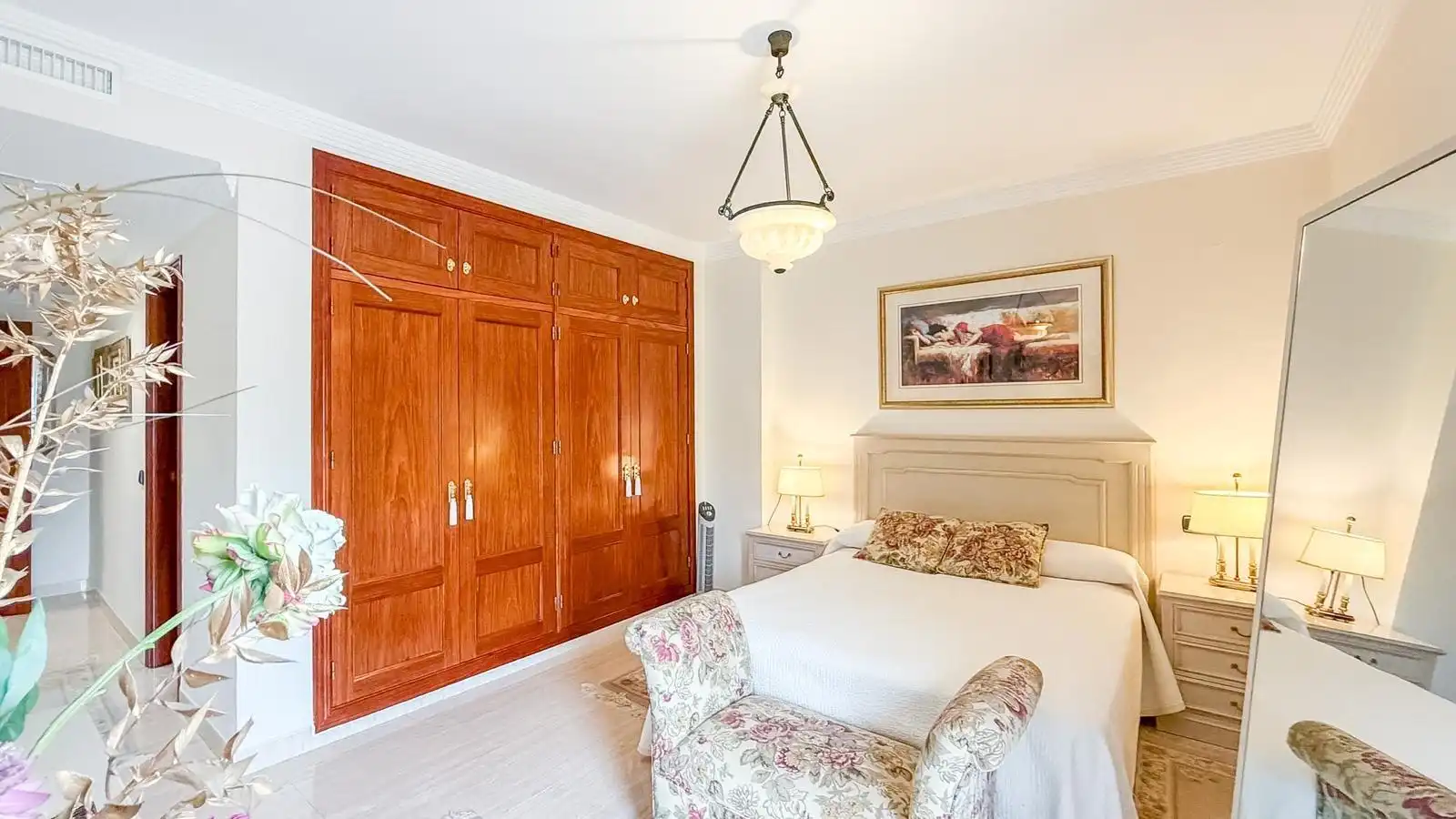 Bedroom of Flat for sale in Málaga  with Air Conditioner, Heating and Private garden