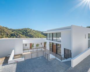 Exterior view of House or chalet for sale in Málaga Capital  with Air Conditioner, Terrace and Swimming Pool