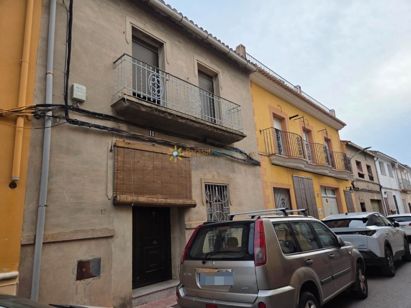 Exterior view of Single-family semi-detached for sale in Alcàntera de Xúquer  with Terrace and Balcony
