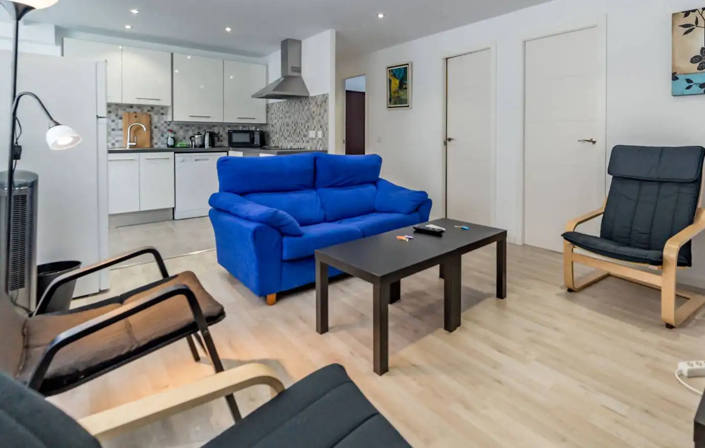 Wohnzimmer von Wohnung zum Verkauf in Valencia mit Klimaanlage, Parkett und Möbliert