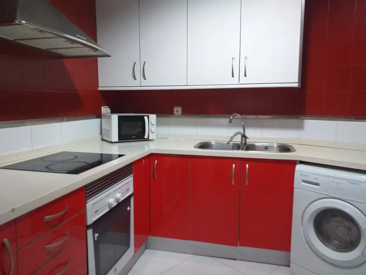 Cocina de Piso de alquiler en Murcia con Aire acondicionado, Calefacción y Terraza
