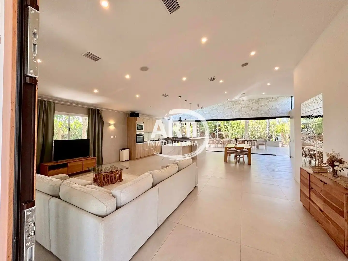 Living room of Houses for sale in Bétera  with Air Conditioner, Private garden and Terrace