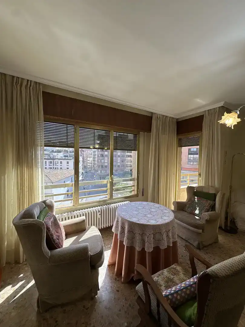 Wohnzimmer von Wohnung zum Verkauf in  Albacete Capital mit Klimaanlage und Balkon