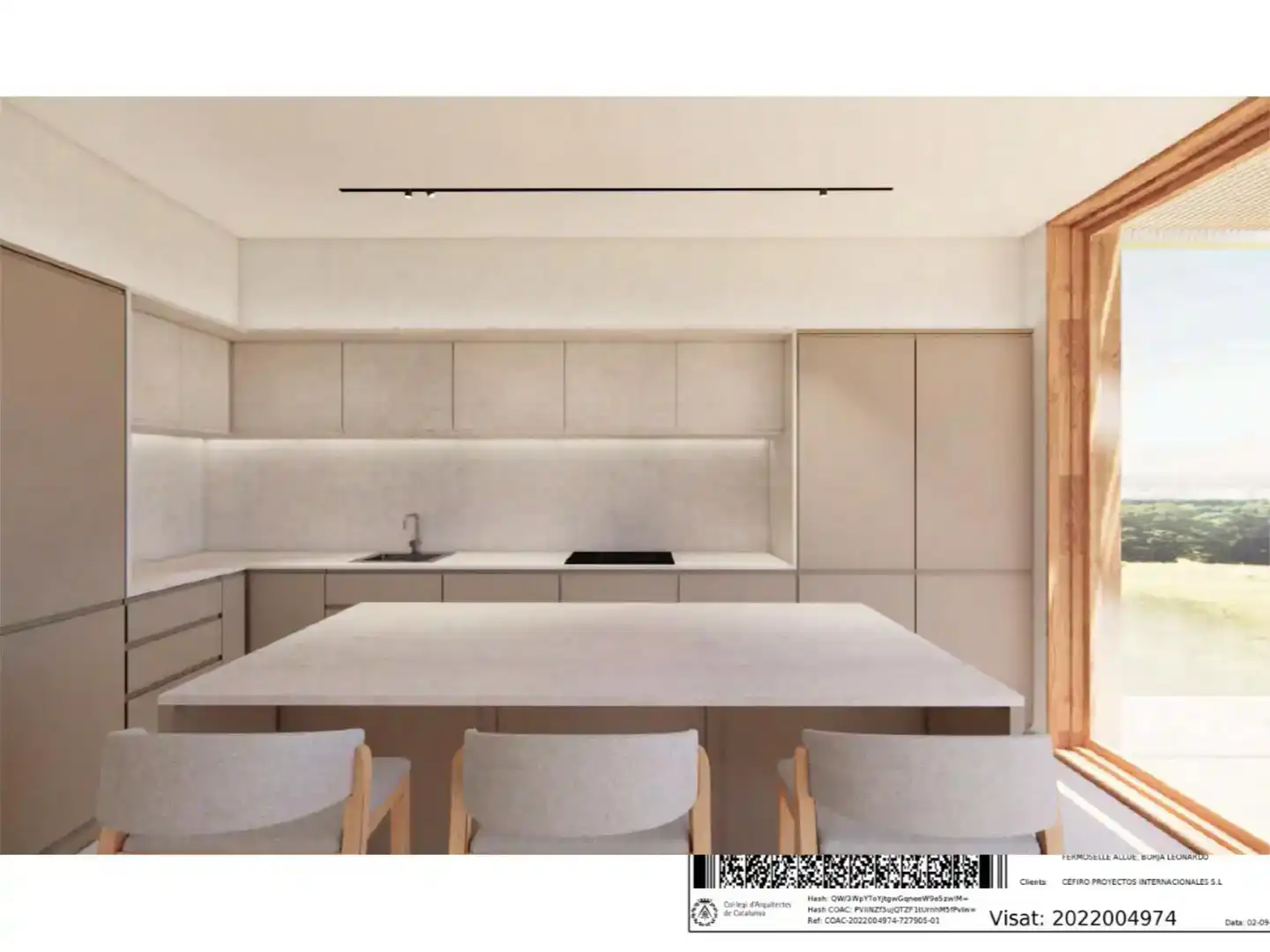 Cocina de Piso en venta en Sant Pere de Ribes con Jardín privado, Trastero y Piscina