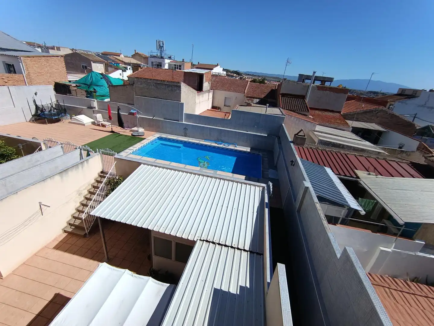 Swimming pool of Detached homes for sale in Molina de Segura  with Air Conditioner, Heating and Terrace